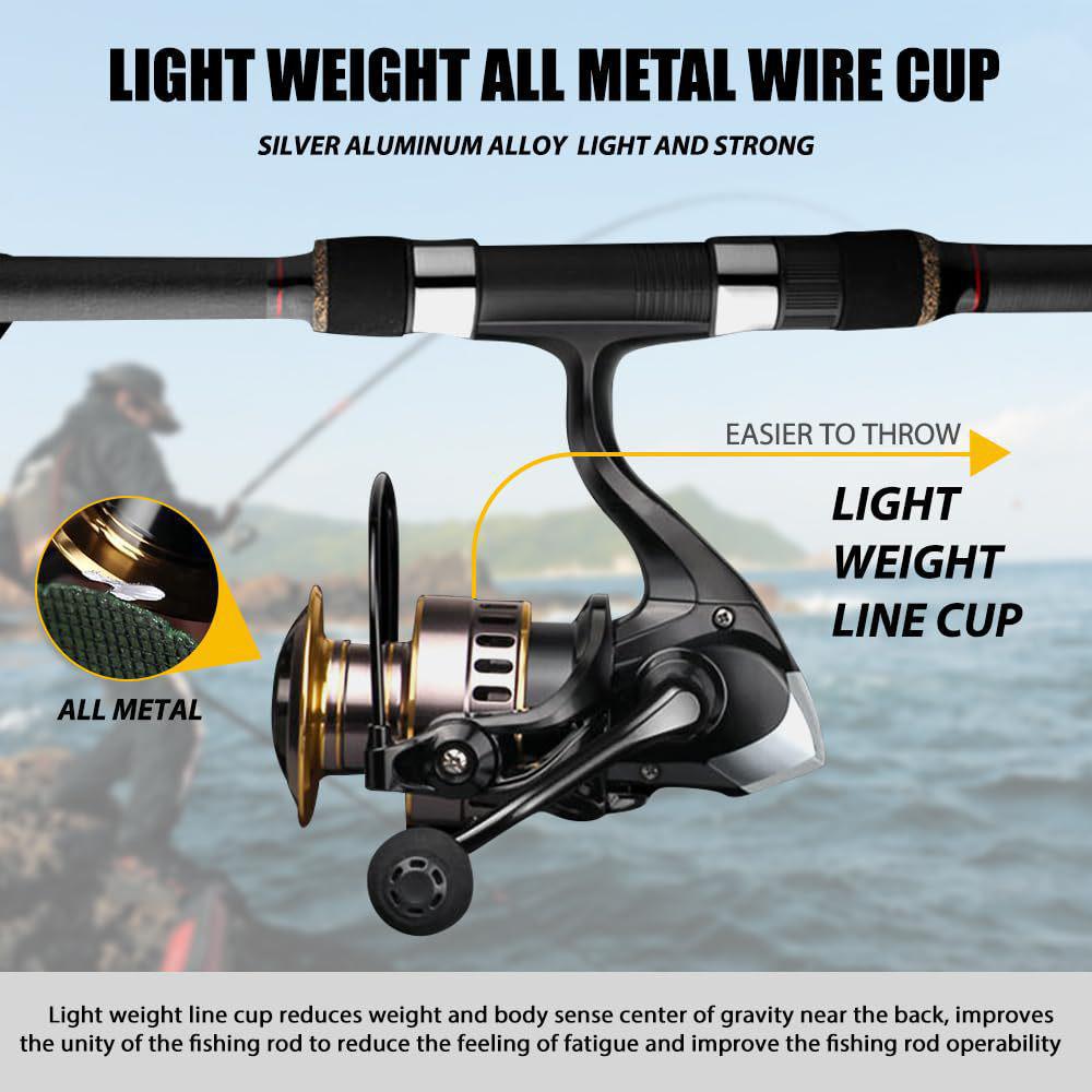 All-Metal Long Cast Sea Fishing Reel with Metal Spool