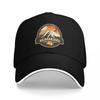 Mt Kilimanjaro Tanzania, Africa - Summit Mountain Trekking Retro Badge Baseball Cap Gentleman Hat Big Size Hat Women's Men's