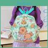 Backpack Capybara Children Zipper Design Adjustable Shoulder Straps Schoolbag