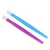 50pcs Rubber Tipped Nail Cleaner Plastic Handle Nail Cuticle Pusher Nail Art Salon Tool
