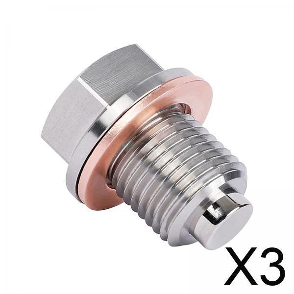 Neodymium Magnet Oil Drain Plug Wear Resistant Sump Nut Screw Anti Leak Accessory for M14X1.5 Automotive Use
