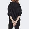 adidas Originals Trefoil Logo Womens Hoodie Large Logo American Style Sweatshirt Women Hoodies Black FS1308