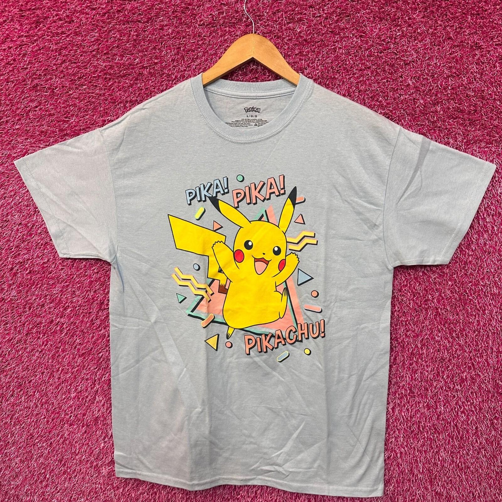 Ash Ketchum s Pikachu Pika Pika Party Pokémon Anime Tee Large XXL