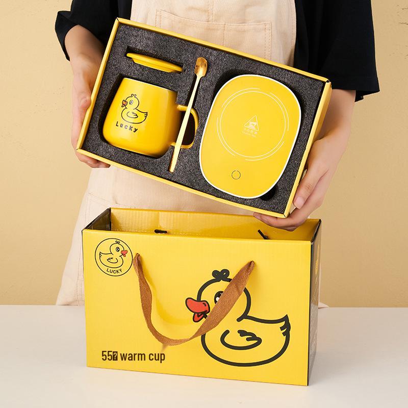 55° Temperature-Regulating Ceramic Coffee Mug Gift Set
