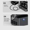 EGPU Docking Station with 800W PSU PCIe 4.0 X4 External GPU Dock Maximum Support 600W Graphics Card OCuLink USB 4.0