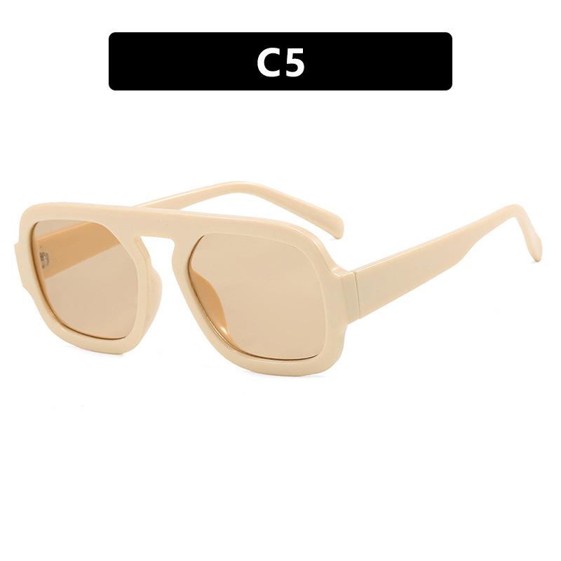 Retro Square Sunglasses Women Fashion Gradient Shades Men Punk Sunglasses Trending Outdoor Casual Sun Glasses Uv400