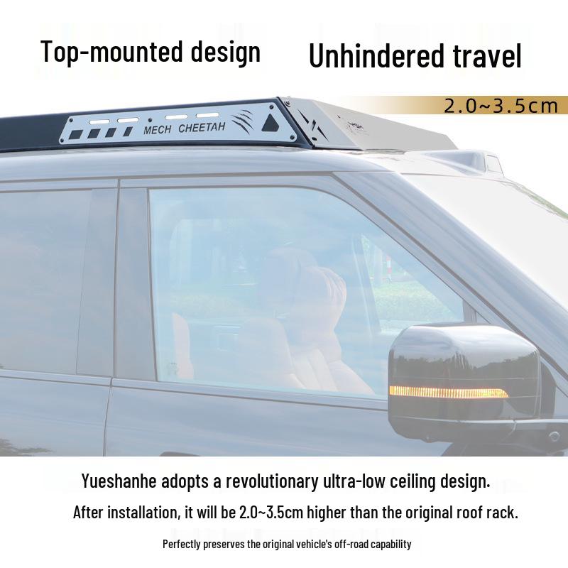 Formula Leopard Titanium 7 Black Panther Roof Rack Side Ladder & Armor Expansion Platform