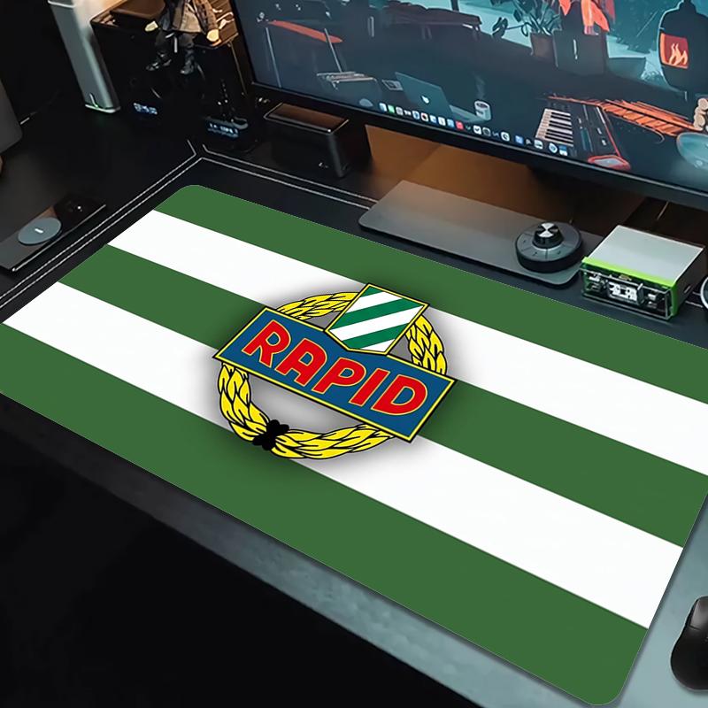 Sk Rapid Wien Mouse Pad Large Gaming Table Cushion Nonslip Laptop Tablet Big Mousepad Xxl Mat Mini Pc Playmat With Lock Edge