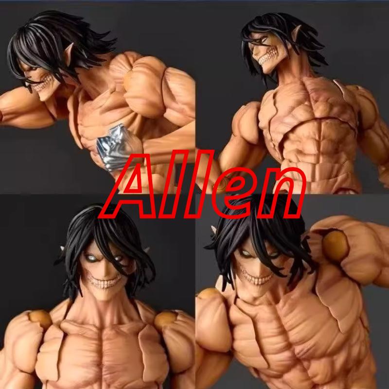 Hot Anime Attack On Titan Allen Action Figure Articulated Collectible Model Anime Character Figurine Desktop Decor Gift For Fans