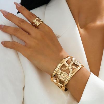 Seestern Muschel Armband & Ring Set für Damen - Perfekt für Partys, den täglichen Gebrauch oder den Urlaub