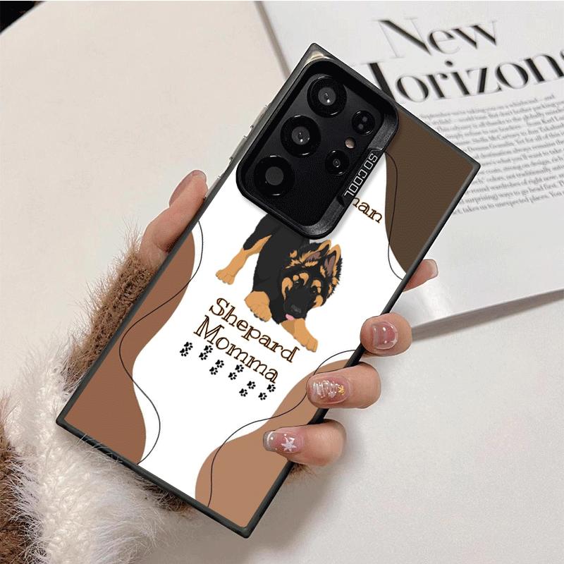 German Shepherd Dog Shockproof Phone Case for Samsung Galaxy S26 Edge S25 Ultra S24 FE S23 Plus S21 Cover Anti Fall Fundas
