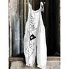 VIONA Heiße Damen Sommer Mode Einteiler Latzhose Einfach Bequem Haus Weite Hosen 3D Hahn Gedruckte Arbeitshosen