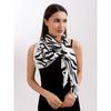 New Ladies Soft Satin Scarf Fashion Animal Stripes Print Square Scarf Women's Twill Shawl Wrap Hijab Headscarf 90*90CM