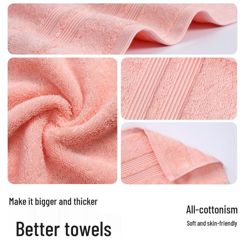 Large Absorbent Xinjiang Cotton Bath Towel - Soft and Thick Pure Cotton for Adults