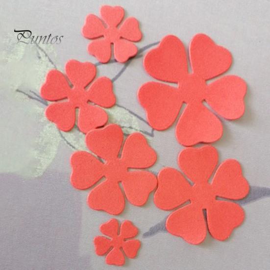 Matrice De Découpe Métal Pétale De Fleur - Acier Carbone, 10,4x10 Cm, Pour Scrapbooking, Cartes - 8