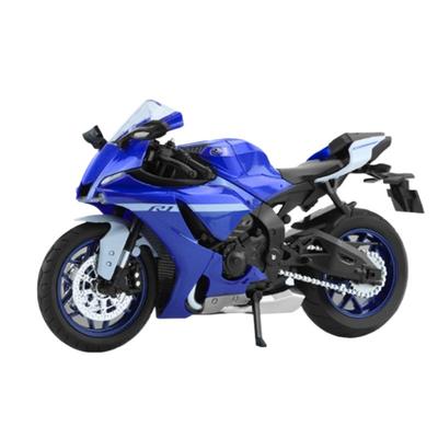 1/12 YAMAHA YZF-R1 Modello Moto da Corsa in Lega Modello Moto Sportiva da Strada Diecast Giocattoli per Bambini Regalo