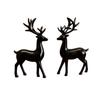 Sitting/Standing Position Deer Desktop Ornament Creative Christmas Deer Statue  Office Desktop