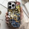 Cool C-Colorful G-Graffiti  Phone Case For iPhone17,16,15,14,13,12,11 Plus,Pro Max Candy Silver Plated Inside Cover