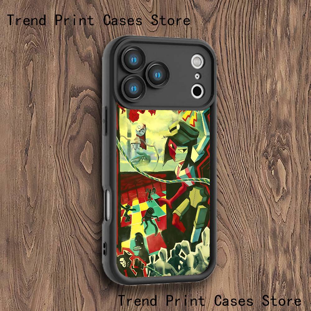 Ena Animated Phone Case For iPhone 17,16,15,14,13,12,11,Pro,Max,Plus,X,XS,SE4,E,Mini Black Thickened border Case