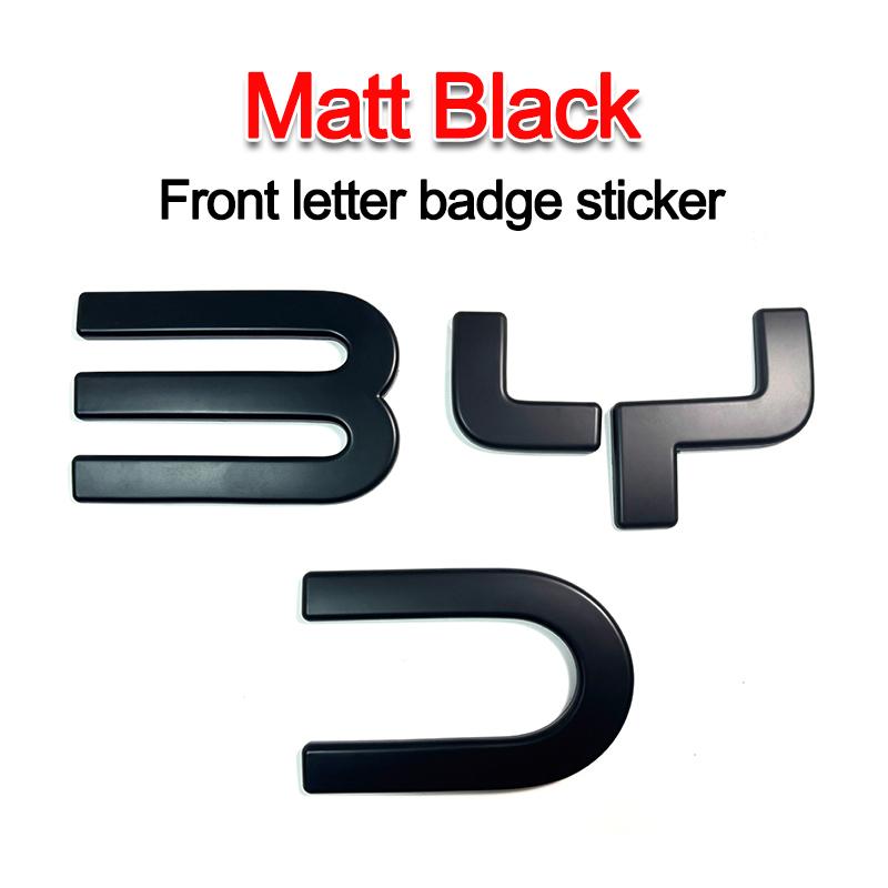 

3D ABS Car Body Badge Sticker Front Grille Emblem For BYD Shark 6 Black Special & Limited Edition Decal Car Accessories матовый черный