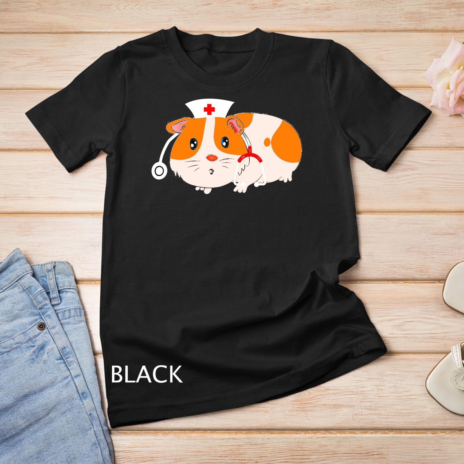 Geriatric Nurse care Healthcare Nursing Pet Funny Guinea pig Unisex T-Shirt Mens Womens Tees Top L