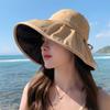 Casual Breathable Sun Protection Uv Protection Sunshade Hat Sunscreen Visors Folding Sunshade Travel Caps Embroidery Cap Panama Hat Fisherman Cap