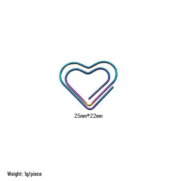 Electroplated Cartoon Insect & Plant Paper Clip Set for Organization