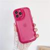 Invisible Folding Lens Bracket Holder Phone Case For iPhone 13 11 12 Pro Max 15 14 Plus Cute Candy Color Shockproof Bumper Cover