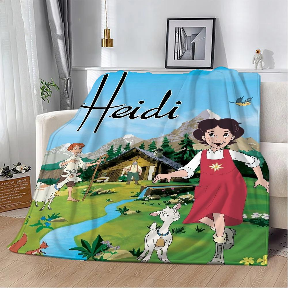 Heidi Throw Blanket Oversized 200x300 Beach Towel Luxury Blankets & Throws Home Interior Knitted Plaid Microfiber Bedding Knee &
