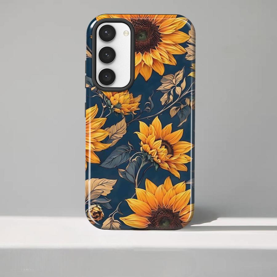 Sunflower Beauty Phone Case for Samsung Galaxy S25 S20 FE S25Ultra A26 S23 A16 A56 A36 S24 Ultra S23Ultra Soft Cover Capa