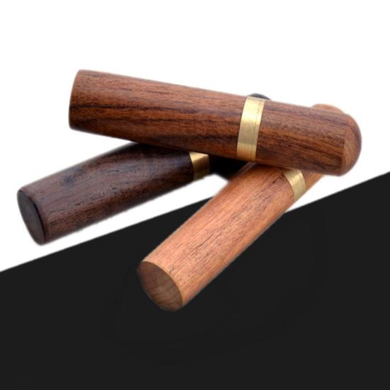 Needle Storage Bucket Reusable Convenient Wood Dust Proof Eco-friendly Toothpick Holder Bucket for Home