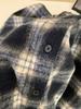 Trendy Loose Plaid Hooded Shirt Jacket for Women – Plus Size Long Sleeve Outerwear for Spring/Autumn