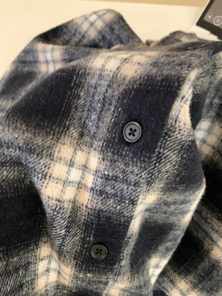 Trendy Loose Plaid Hooded Shirt Jacket for Women – Plus Size Long Sleeve Outerwear for Spring/Autumn