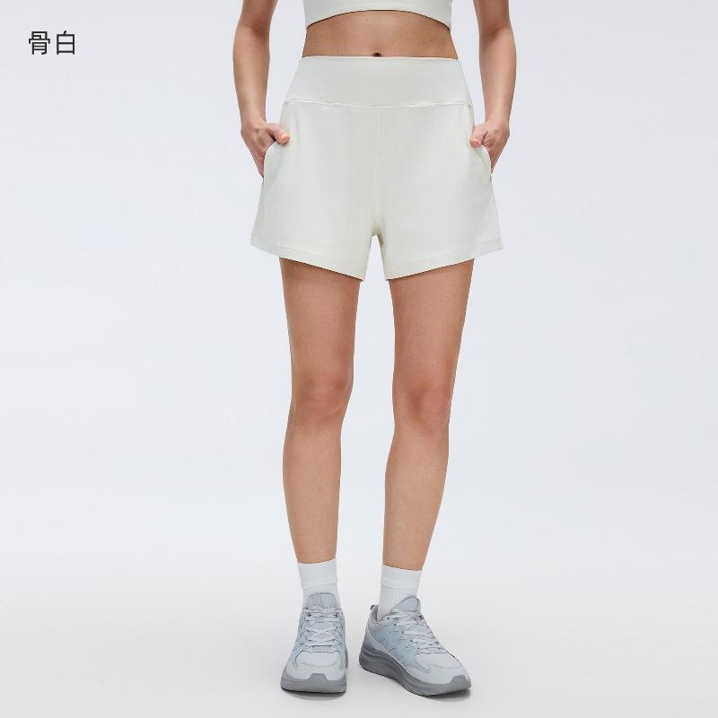 Sports casual shorts women's summer high waist loose running three-point pants training fitness yoga shorts D
