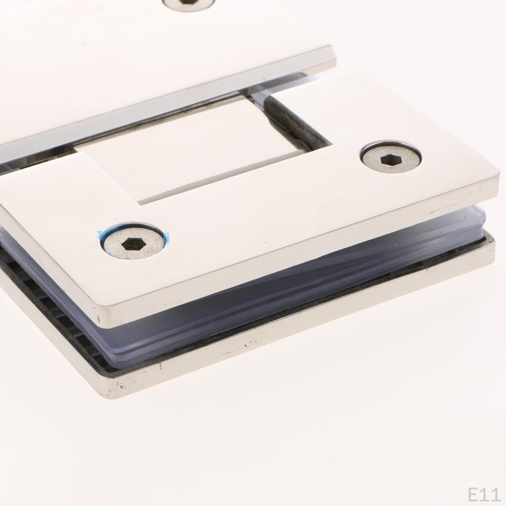 Adjustable Glass Shower Hinges Tempered Clamp Connector Doors