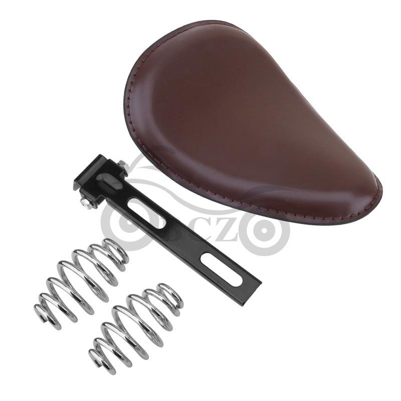 Harley Cruiser Retro Leather Spring Seat Cushion