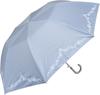 Rose Industry RIC Folding Automatic Floral Lace Saxophone UV Grade 1 Light Heat Automatic Fiberglass 61552321 All-Weather Umbrella, 55cm,