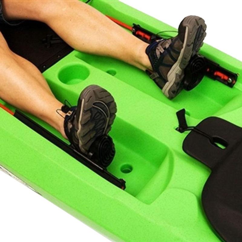 Adjustable Kayak Nylon Brace Ergonomic Footrest Rudder Pedal Marine Accessory for Angling and Platform Boat