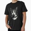 Smoking Cat Meme Funny Cigarette Kitten Premium T Shirt Vintage Versatile Slightly Soft Breathable Homme Comfortable