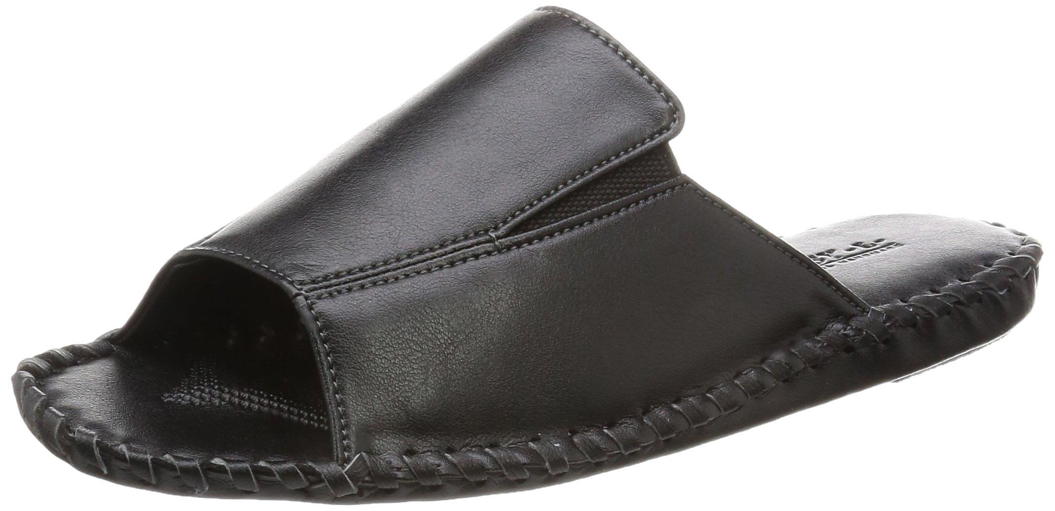 

Комнатные тапочки Pansy, размер LL, мужские, Япония, FP9728, черные, чёрный