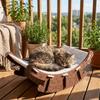 Wear-Resistant Pet Rocking Chair Elevated Cat Scratch Board Cat Lounge Chair  All Season Universal