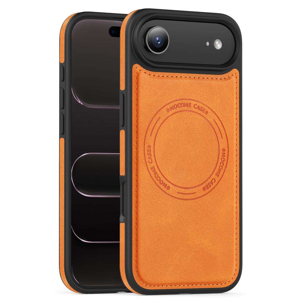 For iPhone Air Case Compatible with MagSafe Leather Back Phone Cover