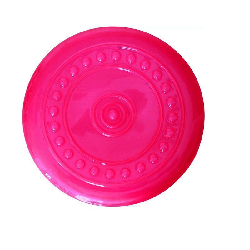 Pet Dog Discs Toy Dog Flying Discs Trainning Puppy Toys Rubber Fetch Flying Disc Training Dogs Chew Teeth Clean TPR Outdoor Pets