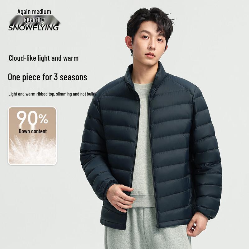 Xuezhongfei Men's Lightweight Stand-Collar Puffer Jacket
