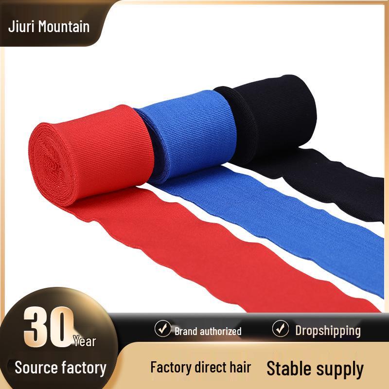 

Jiuri Mountain Cotton Hand Wraps: Sweat-Absorbent Bandages for Adult Boxing Red 3M (Cotton)
