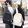 Schoolbag Backpack Men's Japanese Simple Large Capacity New Korean Version Travel Backpack Women's Casual Trend College Student School Bag