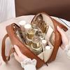 High Appearance  Large Capacity Pu Double Zipper Portable Makeup Bag Retro Travel Home Waterproof And Anti Fouling