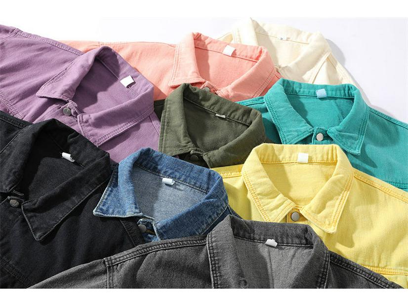 Alsidig Denimjakke til Plus Size, Unisex, til Efterår/Vinter