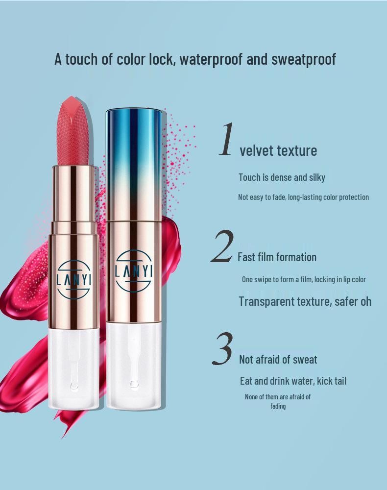 Cinnamon Milk Tea Non-Fading Waterproof Lipstick: Non-Stick, Bare Face Friendly, Instant Delivery