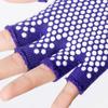 1Pair Women Men Half-finger Gloves Indoor Dance Fitness Training Open-fingered Gloves Yoga Gloves